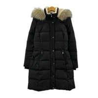 ダウンジャケット LAUREN RALPH LAUREN ファー付ダウンコート S ブラック