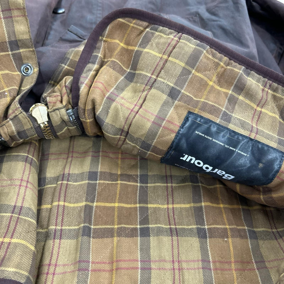 ジャケット Barbour ライナー付き BEAFORT オイルドジャケット 46 ボルドー