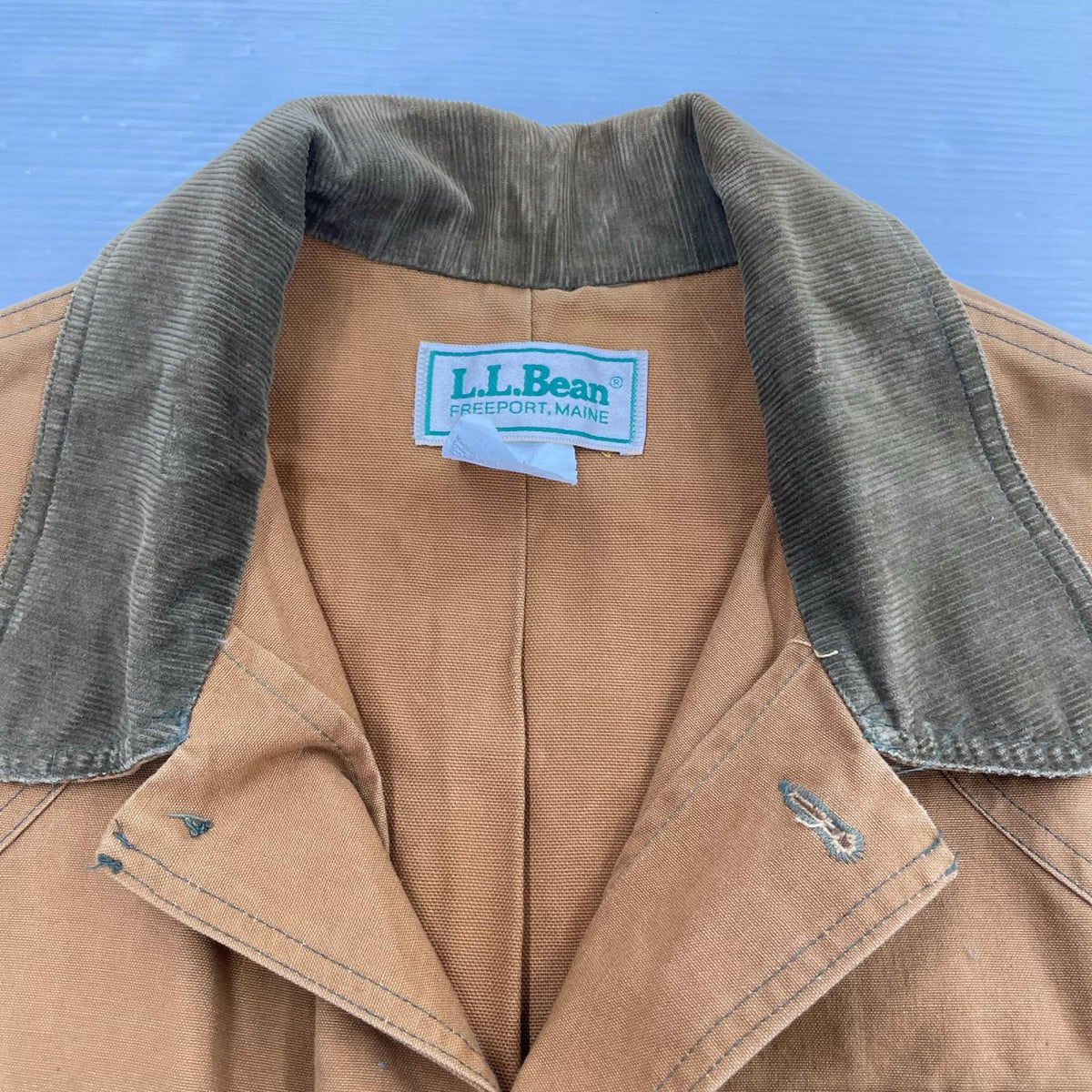 ジャケット 80s L.L.Bean キャンバスハンティングジャケット L 茶 L ブラウン