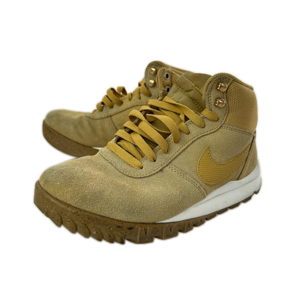 スニーカー NIKE HOODLAND SUEDE 25.5cm (US7 1/2 UK7 EU41) ベージュ