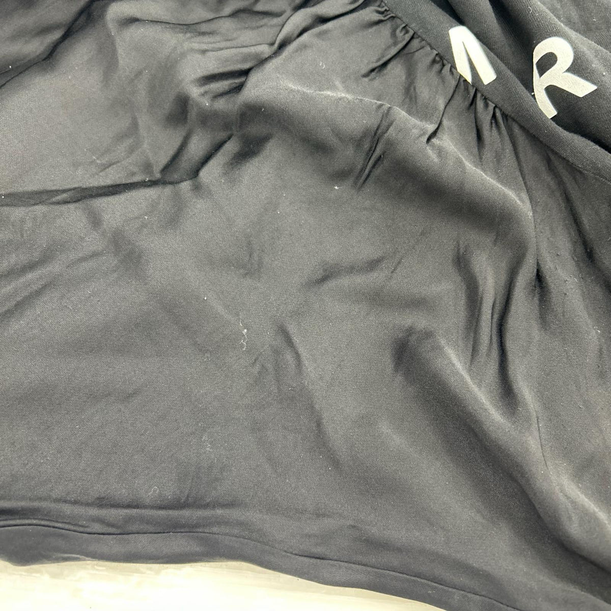 長袖Tシャツ 22AW ギャザーショルダー切替ドルマンスリーブカットソー (S) 黒 S ブラック