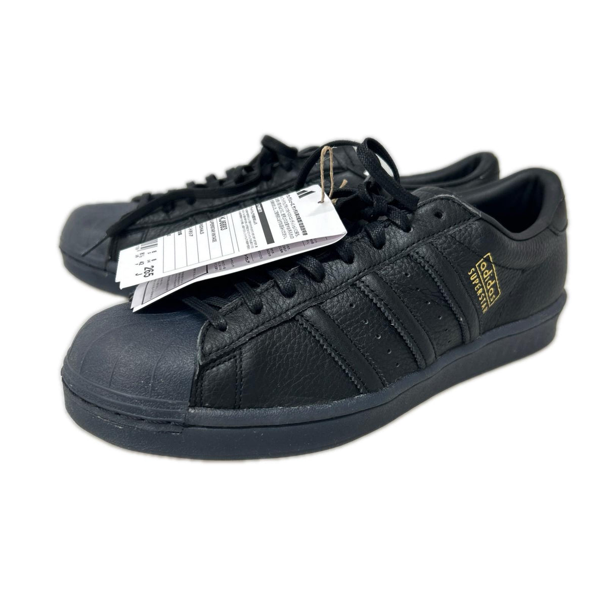 スニーカー ILLY'S EXCLUSIVE SUPERSTAR VINTAGE 26.5 26.5cm (US8 1/2 UK8 EU43) ブラック
