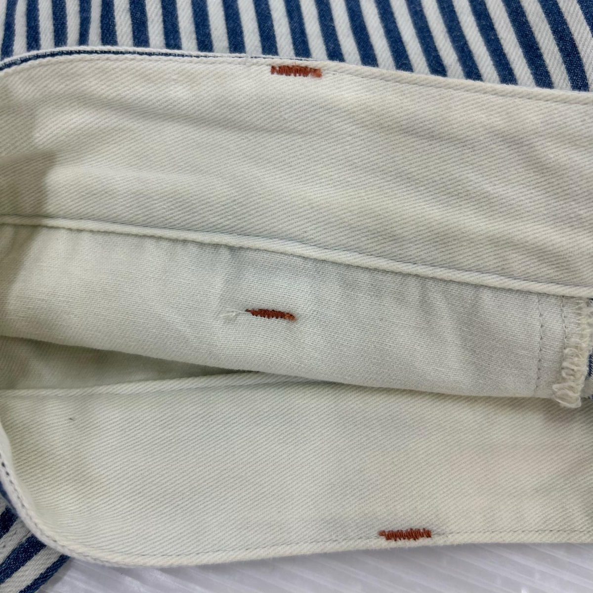 パンツ PAYDAY ヒッコリー パンツ 青 M ブルー
