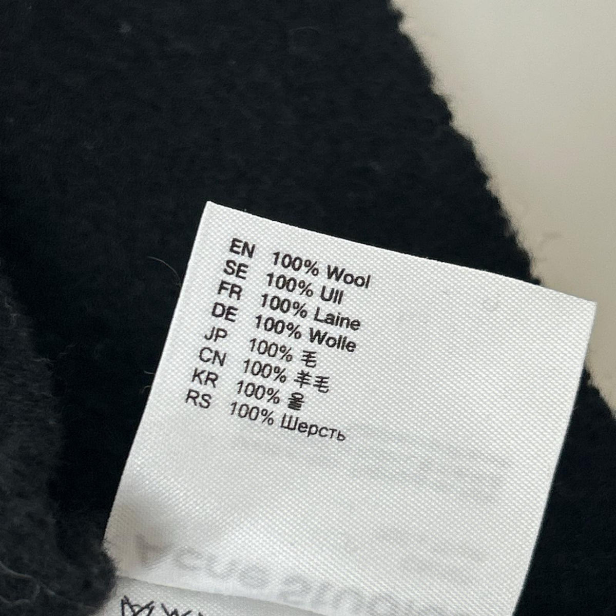 その他アクセサリー Acne Studios 大判ストールマフラー 黒 ブラック