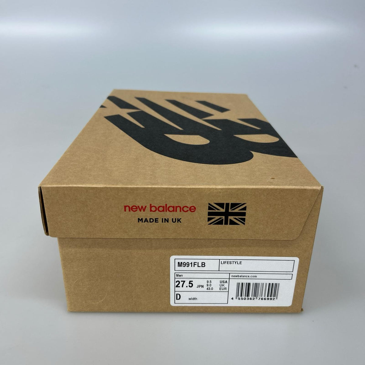 スニーカー NEW BALANCE M991FLB スターホワイト (UK9) グレー
