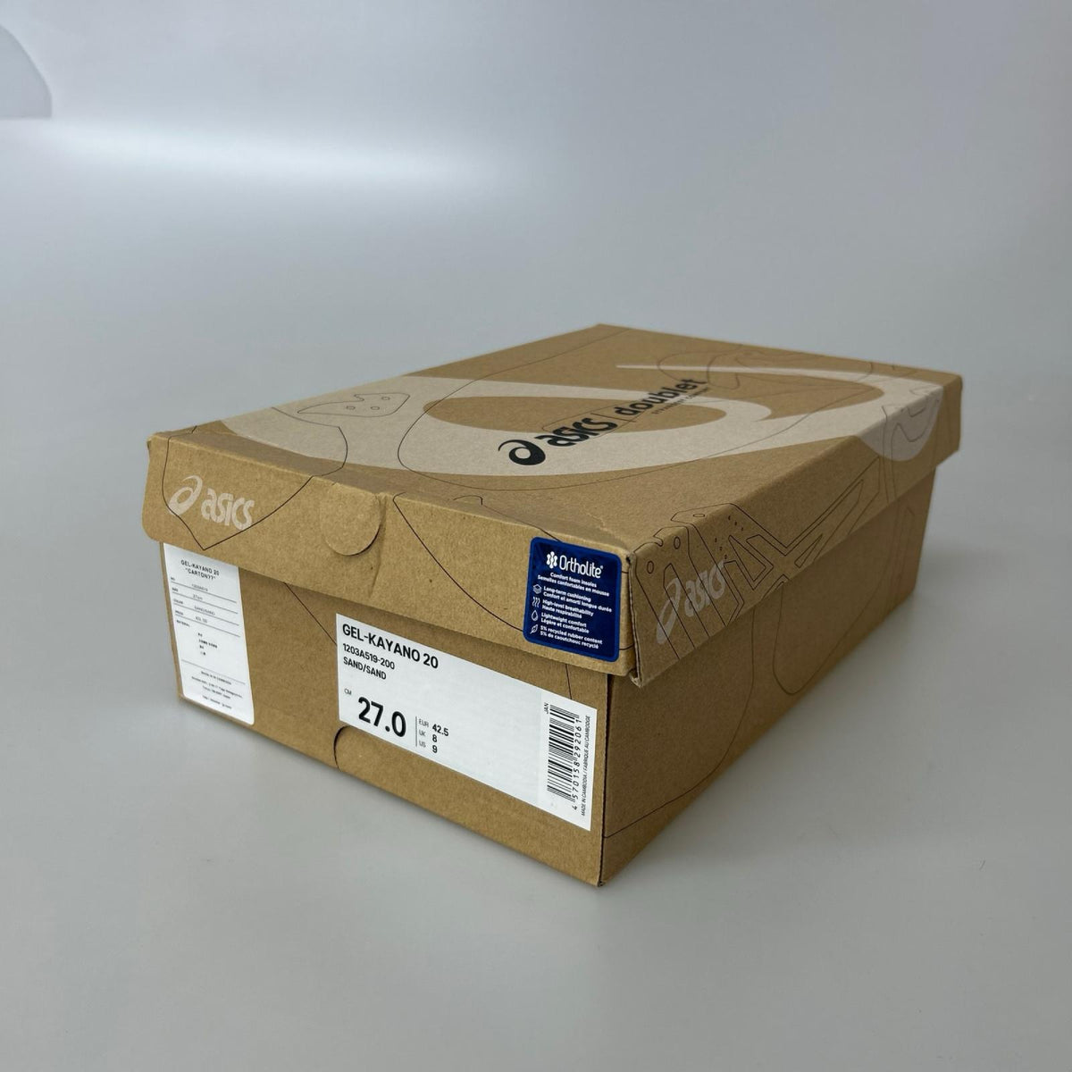 スニーカー ×doublet GEL-KAYANO 20 27cm (US9 UK8 1/2 EU44) ベージュ