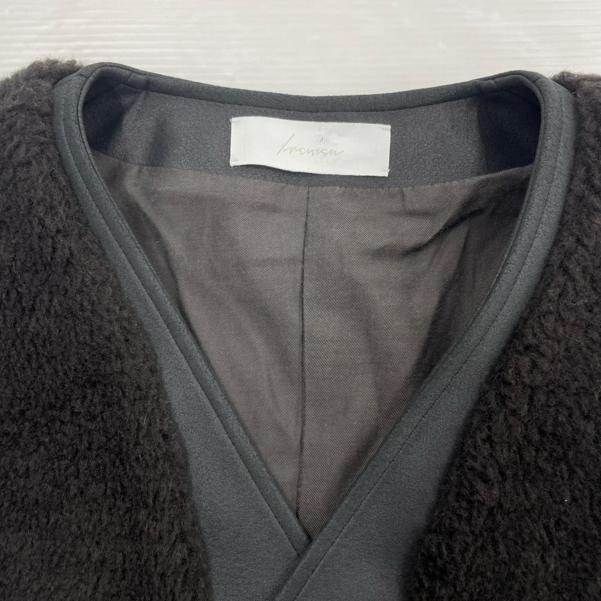 長袖シャツ IRENISA BOXY SINGLE BREASTED VEST 2 ブラウン
