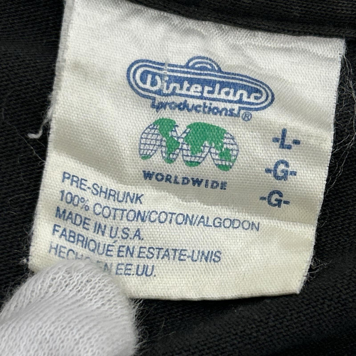 半袖Tシャツ 90s Winterland MARILYUN MANSON THE END L ブラック