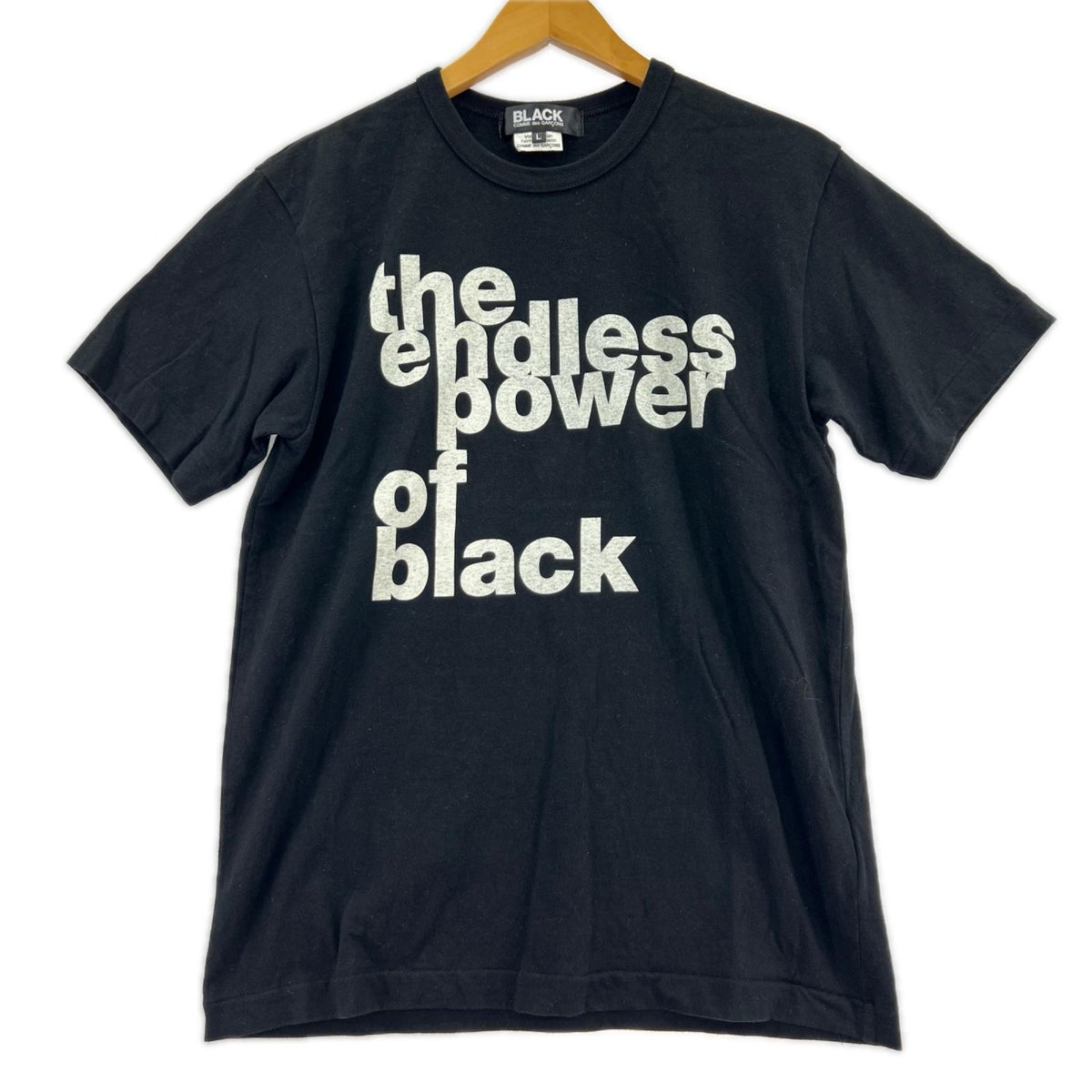半袖Tシャツ 1Q-T002 L ブラック
