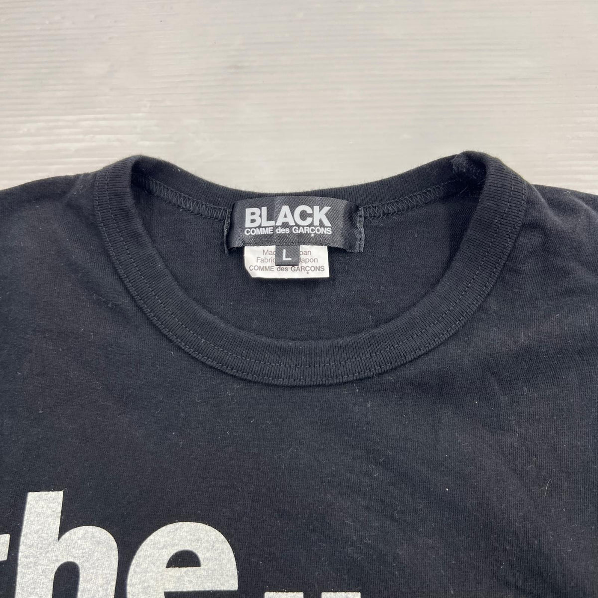 半袖Tシャツ 1Q-T002 L ブラック