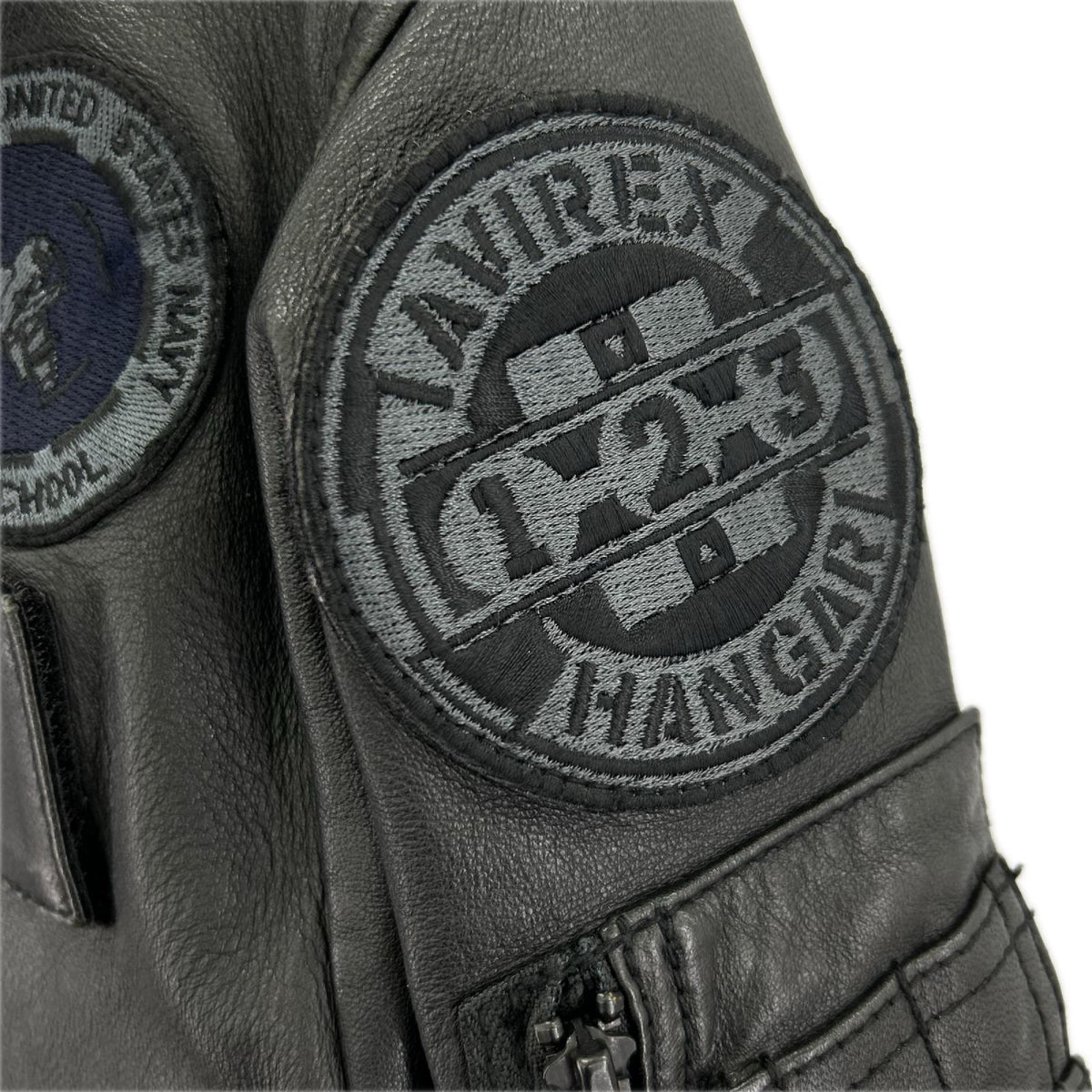 レザージャケット CWU LEATHER JKT TOP GUN/M/ブラック M ブラック