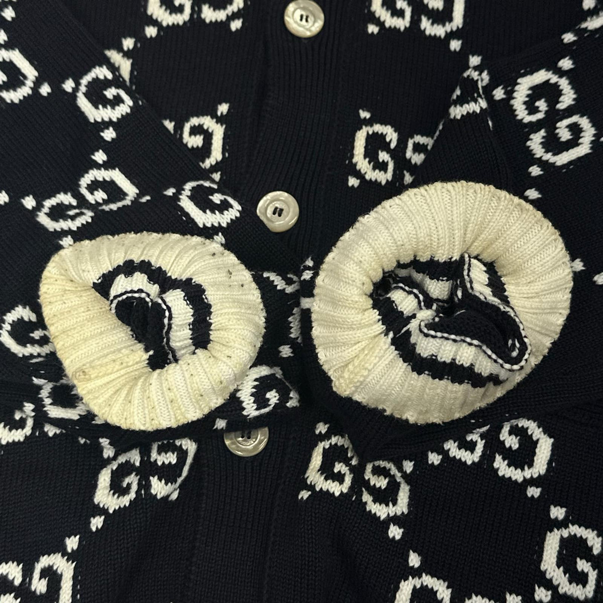 GUCCI/523048/GGパターン/カーディガン/L