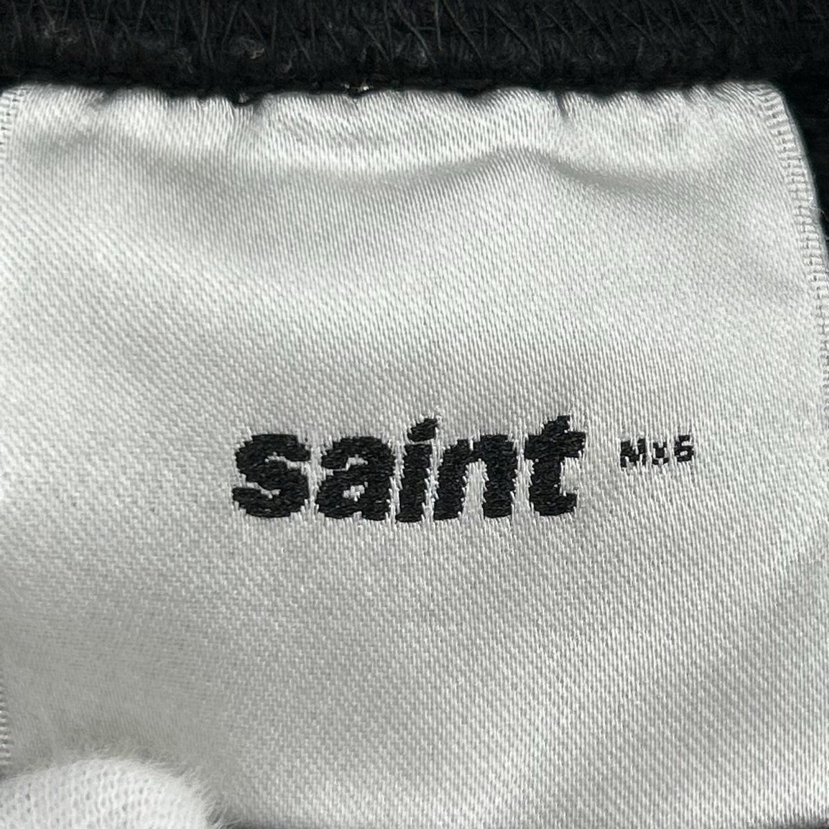 パンツ SAINT MICHAEL 25SS SWEAT PANTS RIBON SAINT スウェットパンツ M 黒 M ブラック