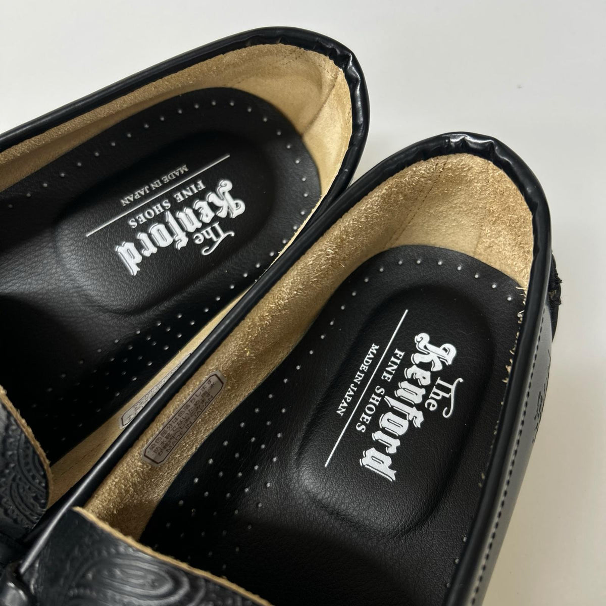 シューズ The Kenford FINE SHOES ローファー ペイズリー 黒 26.0cm 26cm (US8 UK7 1/2 EU42) ブラック