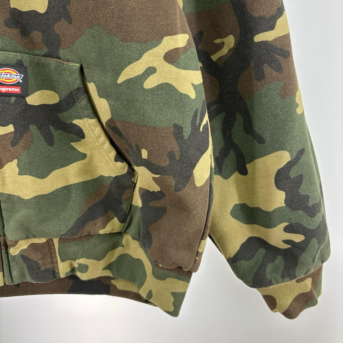 ジャケット Dickies Quilted Lined ZIp Up M カーキ
