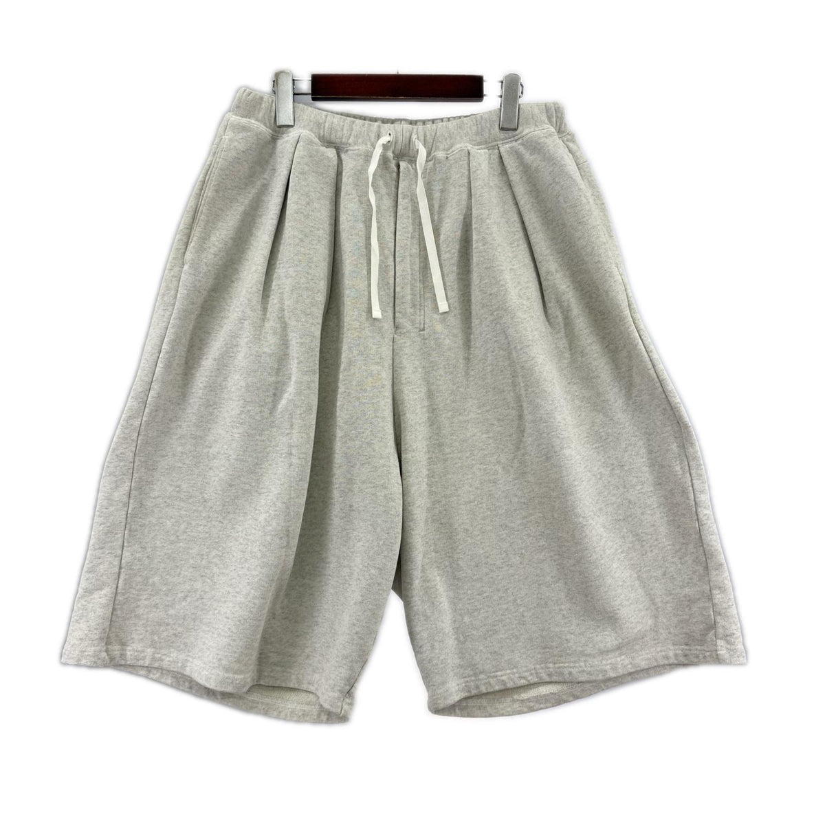 ショートパンツ 25SS 3/4 TUCK SWEAT SHORTS 2 グレー