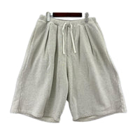 ショートパンツ 25SS 3/4 TUCK SWEAT SHORTS 2 グレー