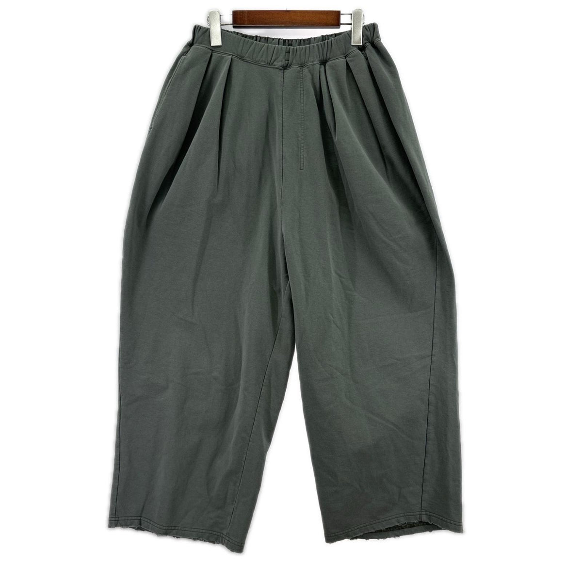 パンツ 24SS WISM別注 TUCK SWEAT PANTS 1 グリーン