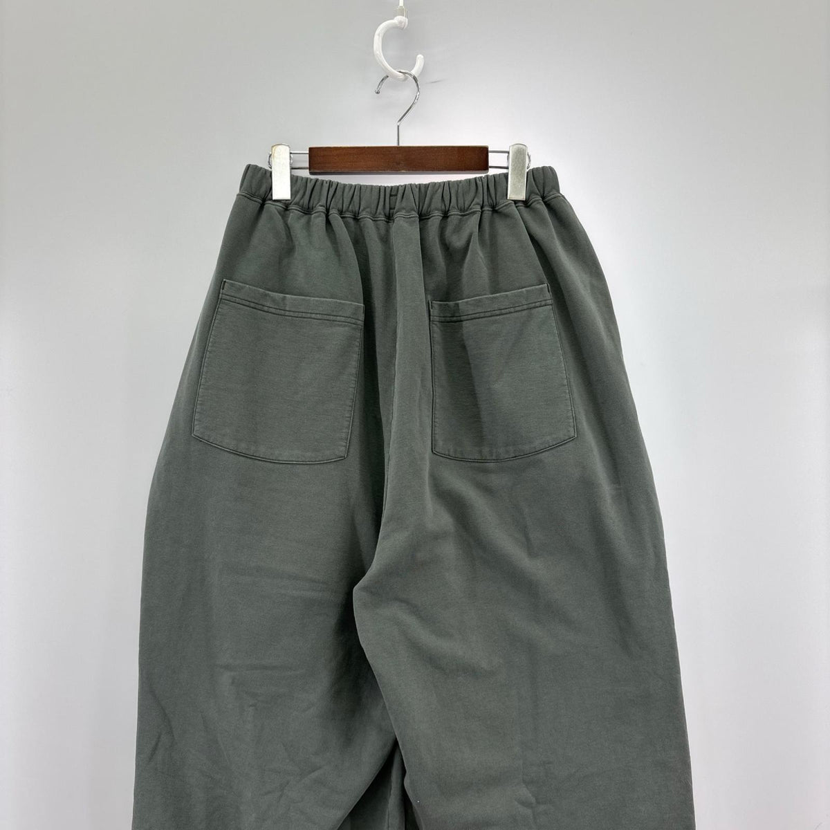 パンツ 24SS WISM別注 TUCK SWEAT PANTS 1 グリーン