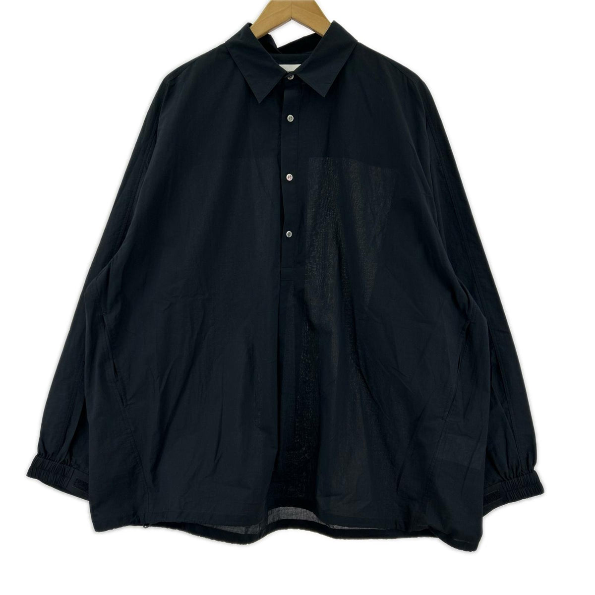 長袖シャツ 25SS Seersucker Pullover Shirt ブラック 1 ブラック