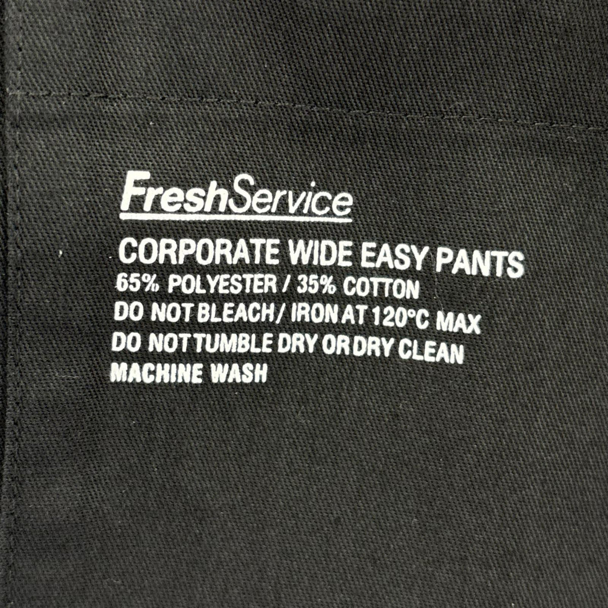 パンツ CORPORATE WIDE EASY PANTS ブラック M ブラック