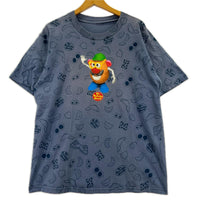 半袖Tシャツ 90s トイストーリー ミスター・ポテトヘッド 総柄T
