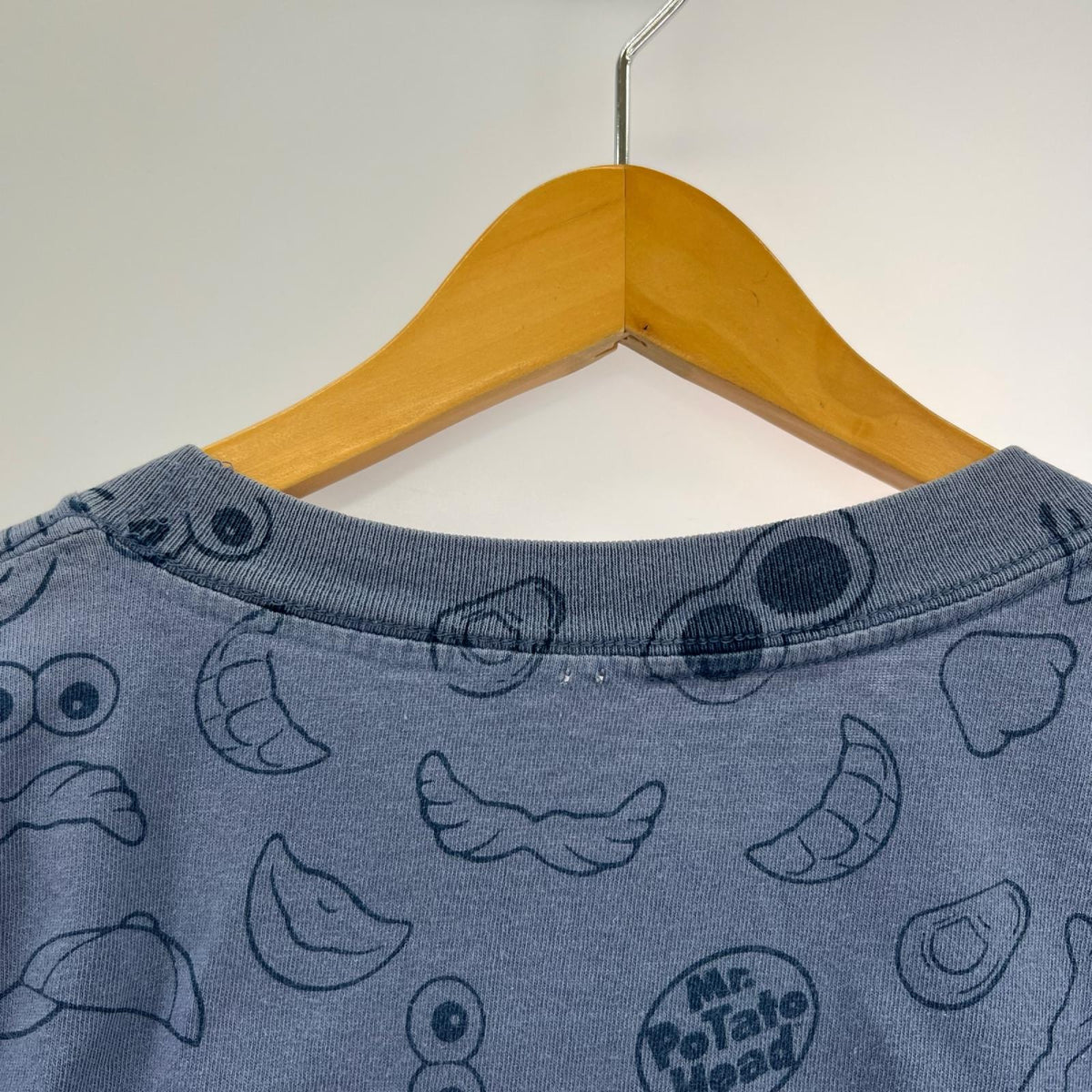 半袖Tシャツ 90s トイストーリー ミスター・ポテトヘッド 総柄T