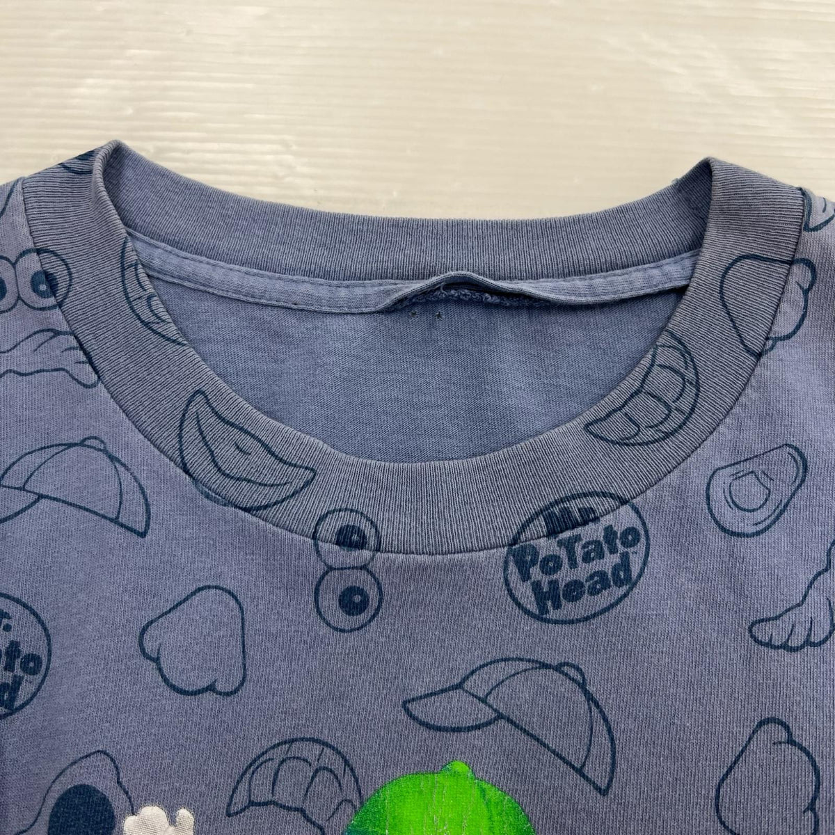 半袖Tシャツ 90s トイストーリー ミスター・ポテトヘッド 総柄T