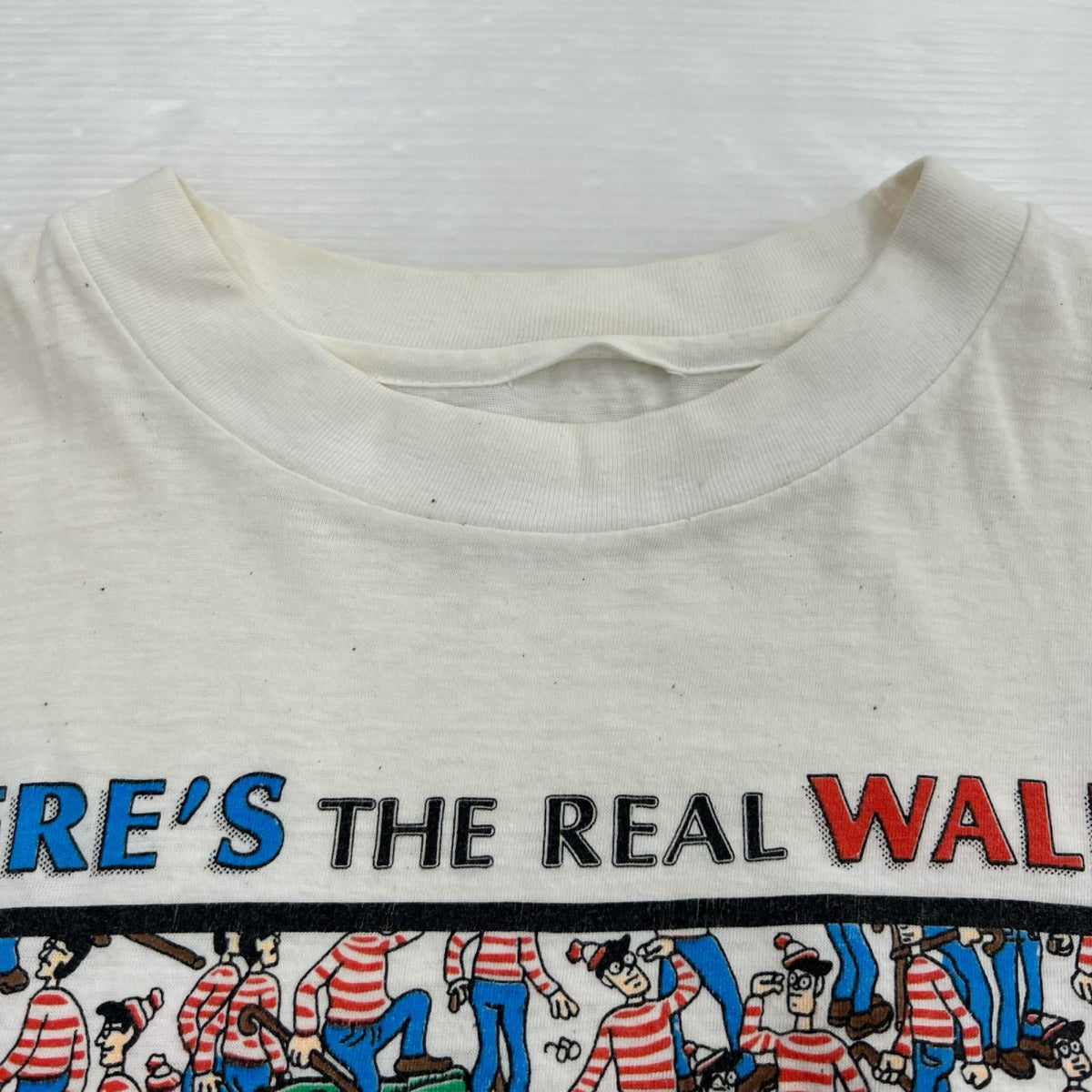 半袖Tシャツ 90s ウォーリーをさがせ! 絵本 Tシャツ (-) 白 ホワイト