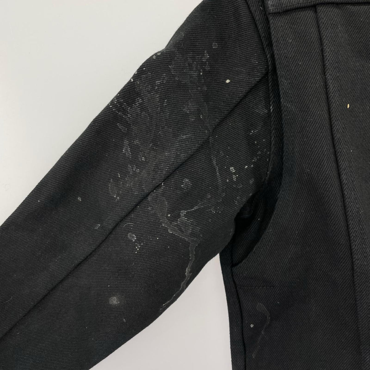 ジャケット シングルライダース デニム BLK (38) 38 ブラック