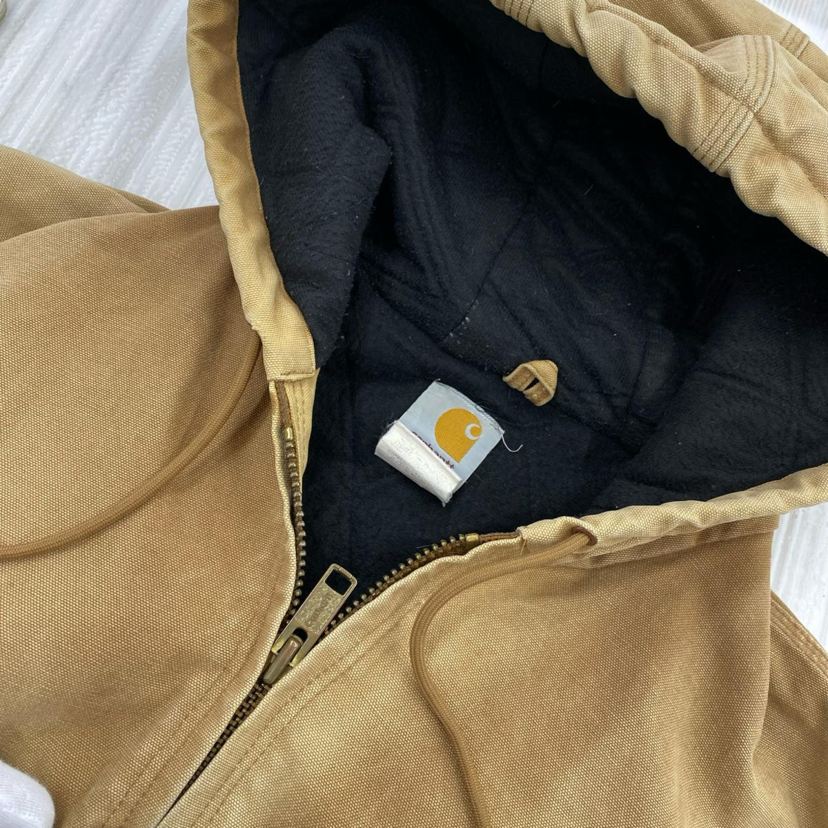 ジャケット Carhartt アクティブジャケット 茶 (M) M ブラウン