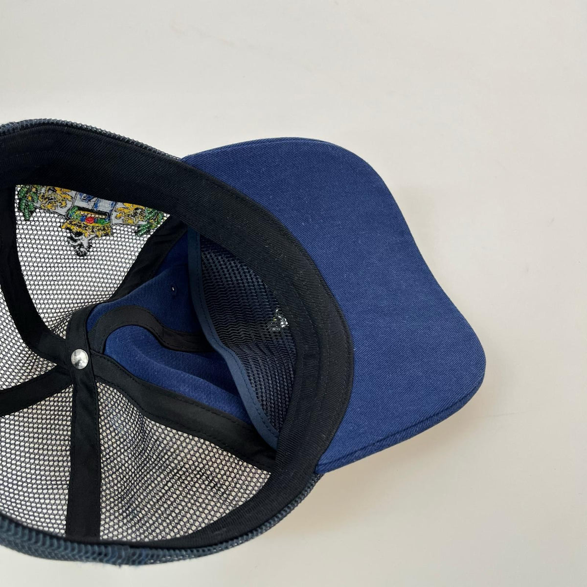 キャップ Supreme 25AW Crest Mesh Back 6-Panel Navy ネイビー