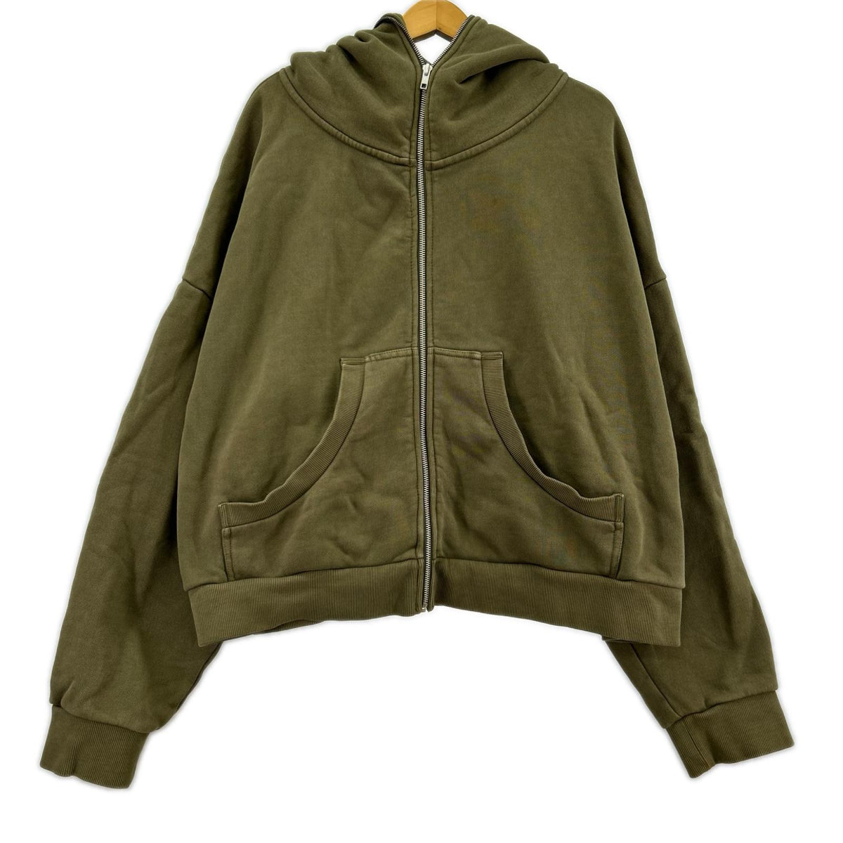 パーカー entire studios ジップパーカー M オリーブ M カーキ