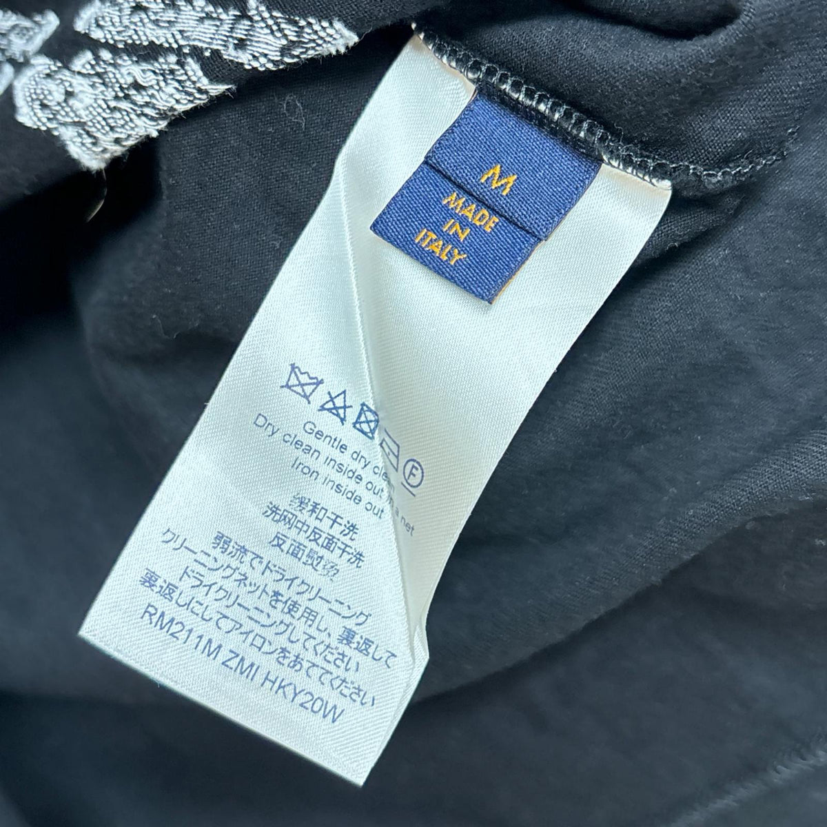 VIRGIL ABLOH/カートゥーンLVロゴカットソー/M/RM211M ZMI HKY20W