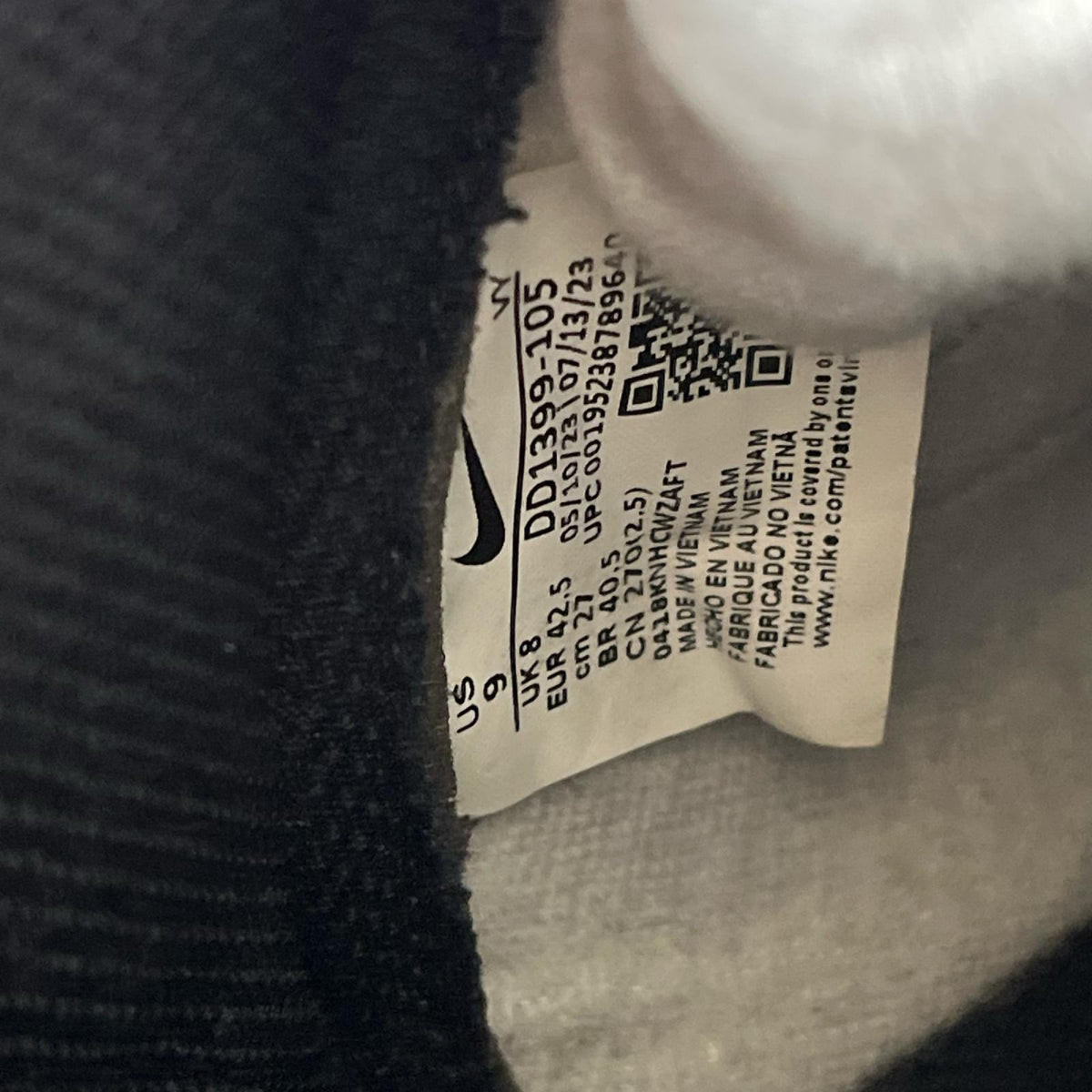 スニーカー DUNK HI RETRO 27cm 27cm (US9 UK8 1/2 EU44)