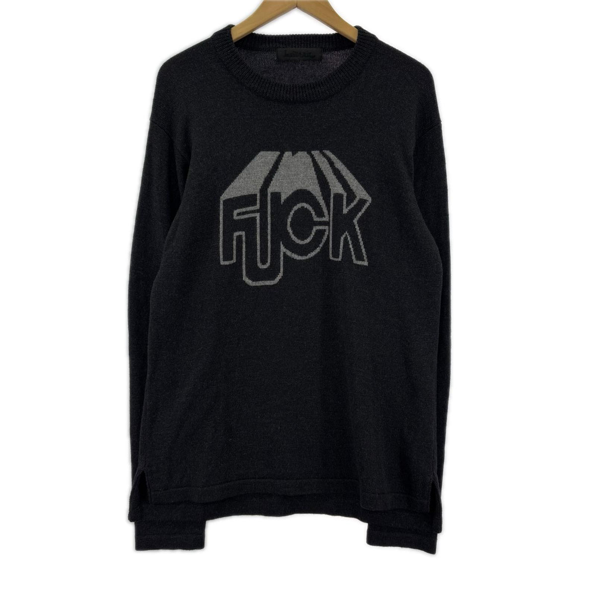 ニット FUCK ブラック