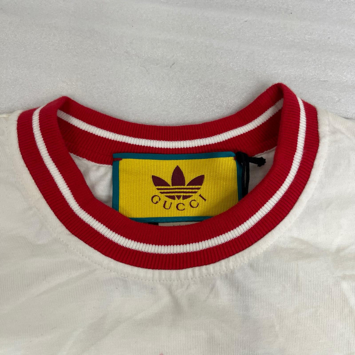 GUCCI×adidas/トレフォイル/ロゴTEE/M/723405