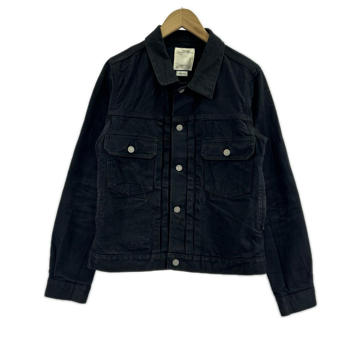 デニムジャケット SS 101 JKT CMYK BLK 2 ブラック