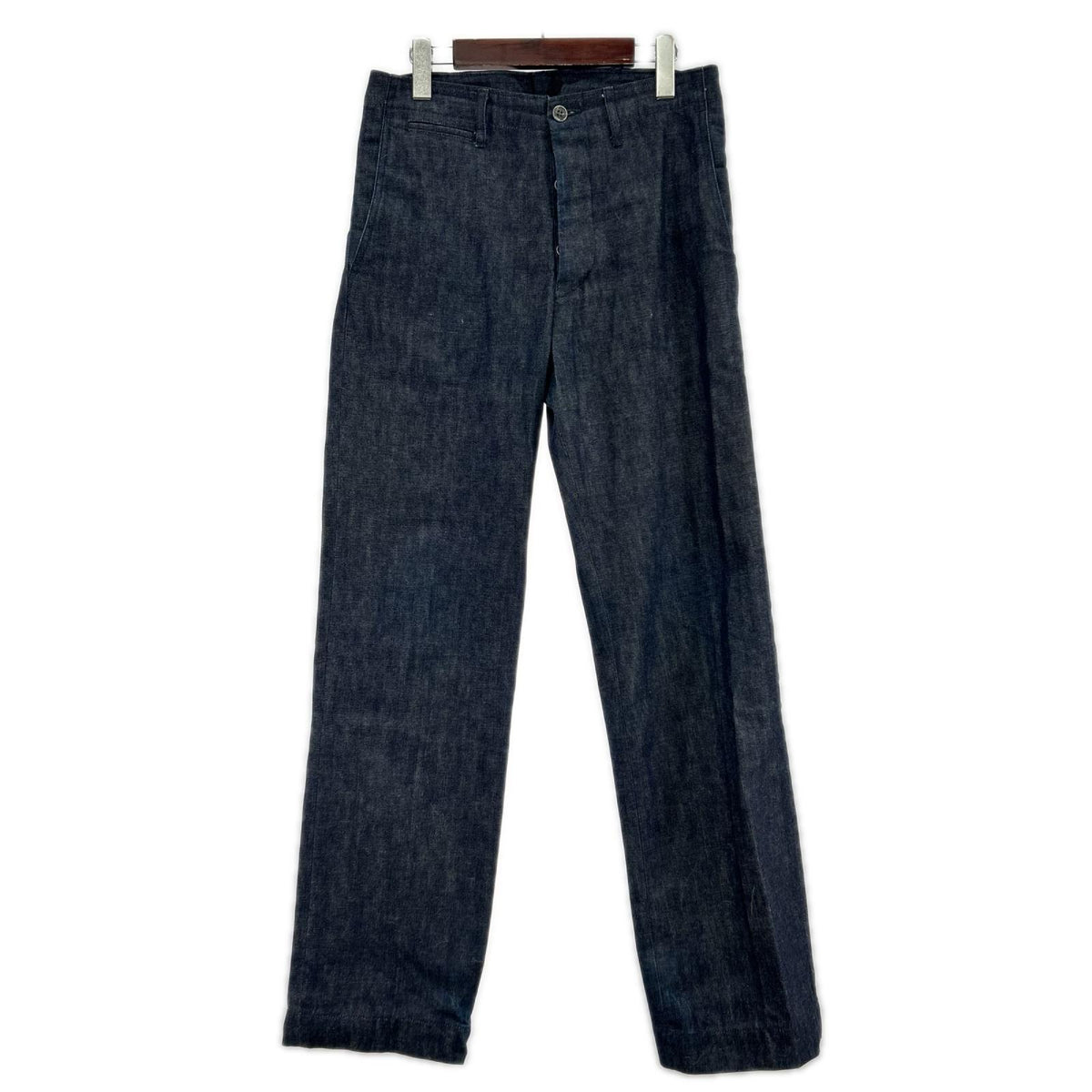 デニムパンツ SS CHINO PANTS HW UNWASHED ネイビー