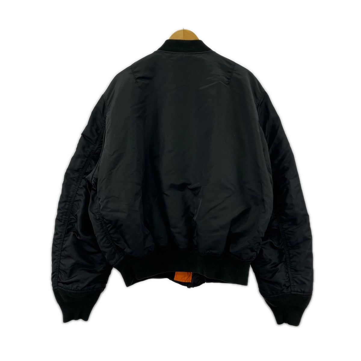 ジャケット MA-1 (XL) ブラック/オレンジ ブラック