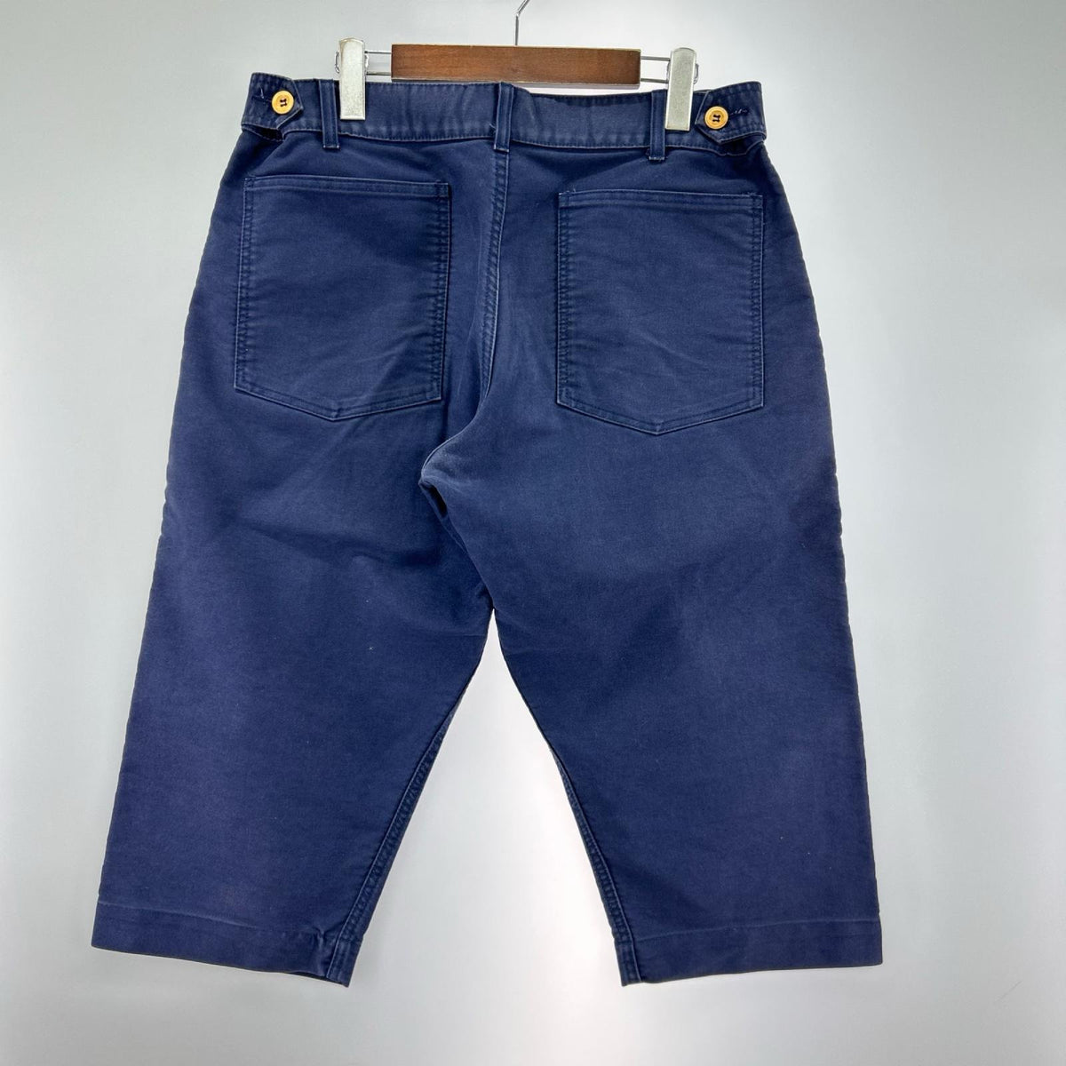 ショートパンツ SHIRT×Bleu de Paname クロップドパンツ S ネイビー
