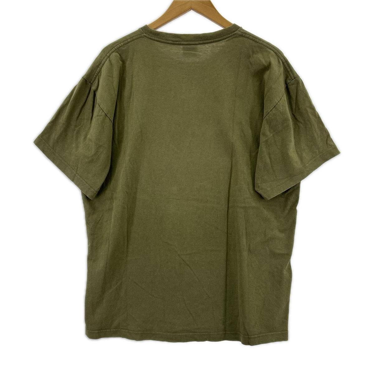 半袖Tシャツ 00s 変形SSプリント KHK L カーキ