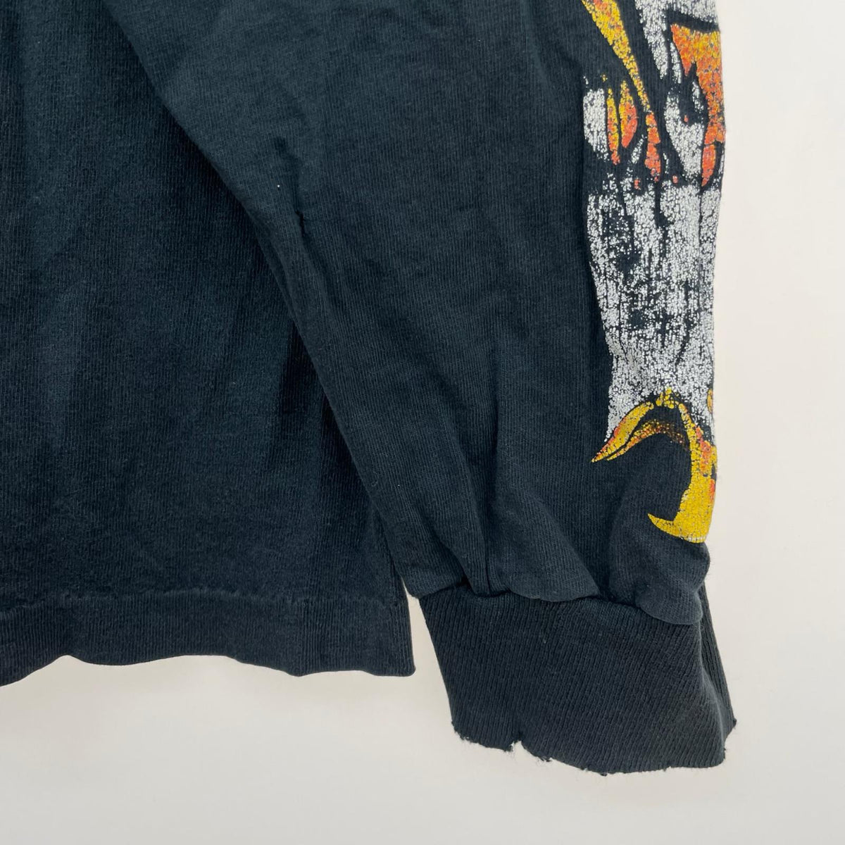 長袖Tシャツ 90’s GREAT LAKES Eagle Flame XL ブラック