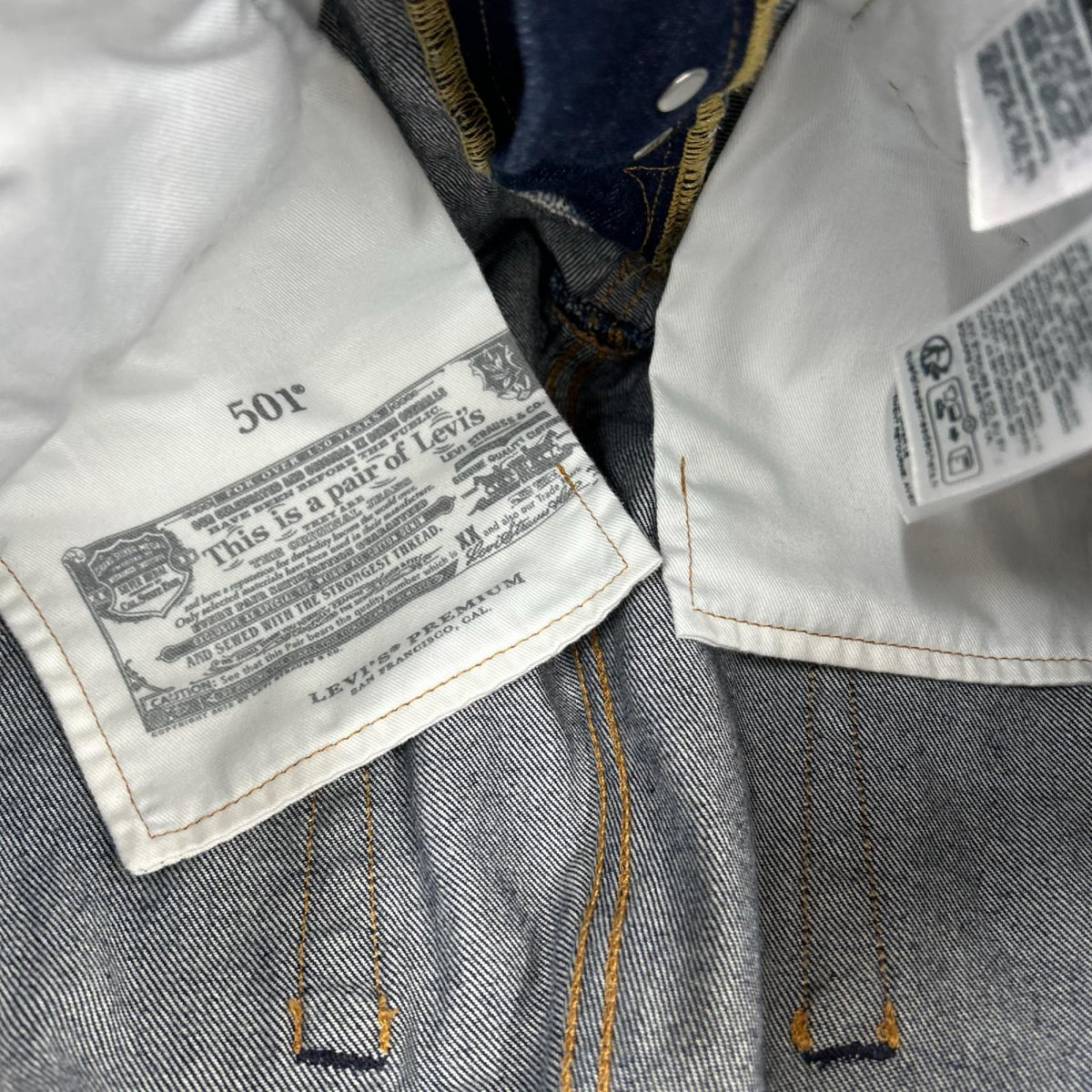 デニムパンツ PREMIUM 501 5222 W29 29 ネイビー