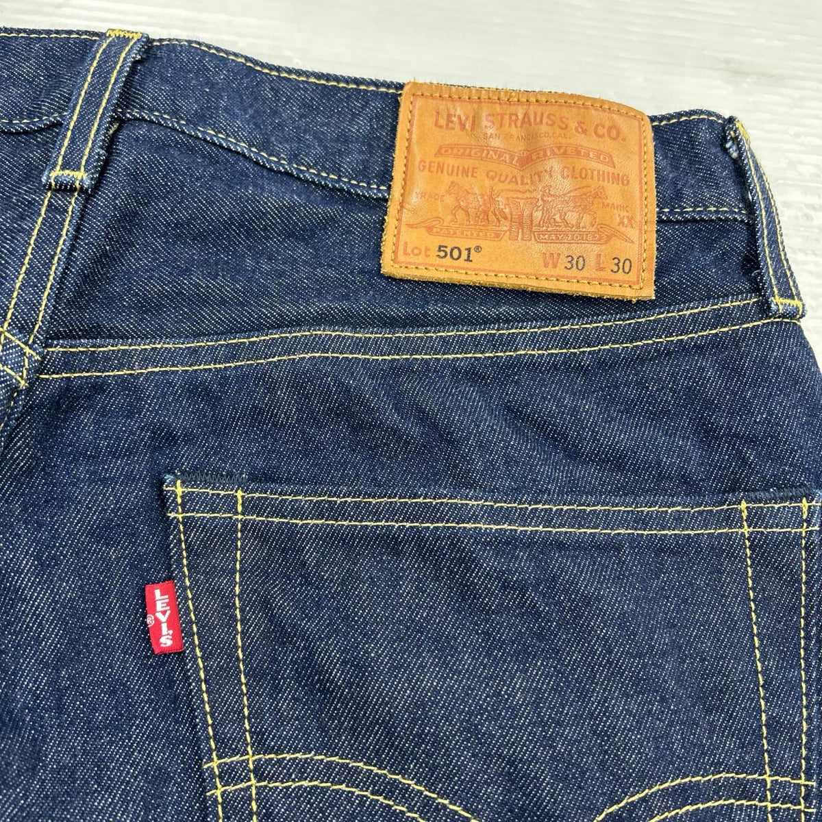デニムパンツ PREMIUM 501 5286 W30 30 ネイビー
