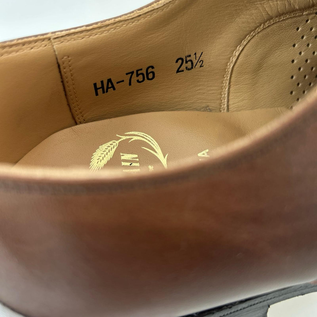 シューズ HIROKAWA レザーシューズ 25.5cm (US7 1/2 UK7 EU41) ブラウン