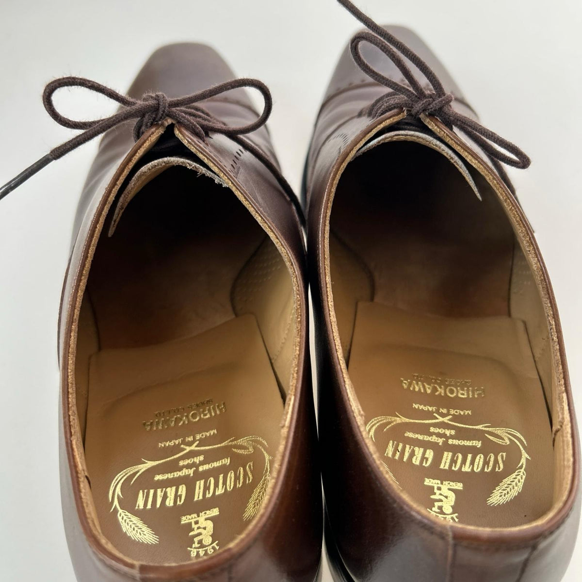 シューズ HIROKAWA レザーシューズ 25.5cm (US7 1/2 UK7 EU41) ブラウン