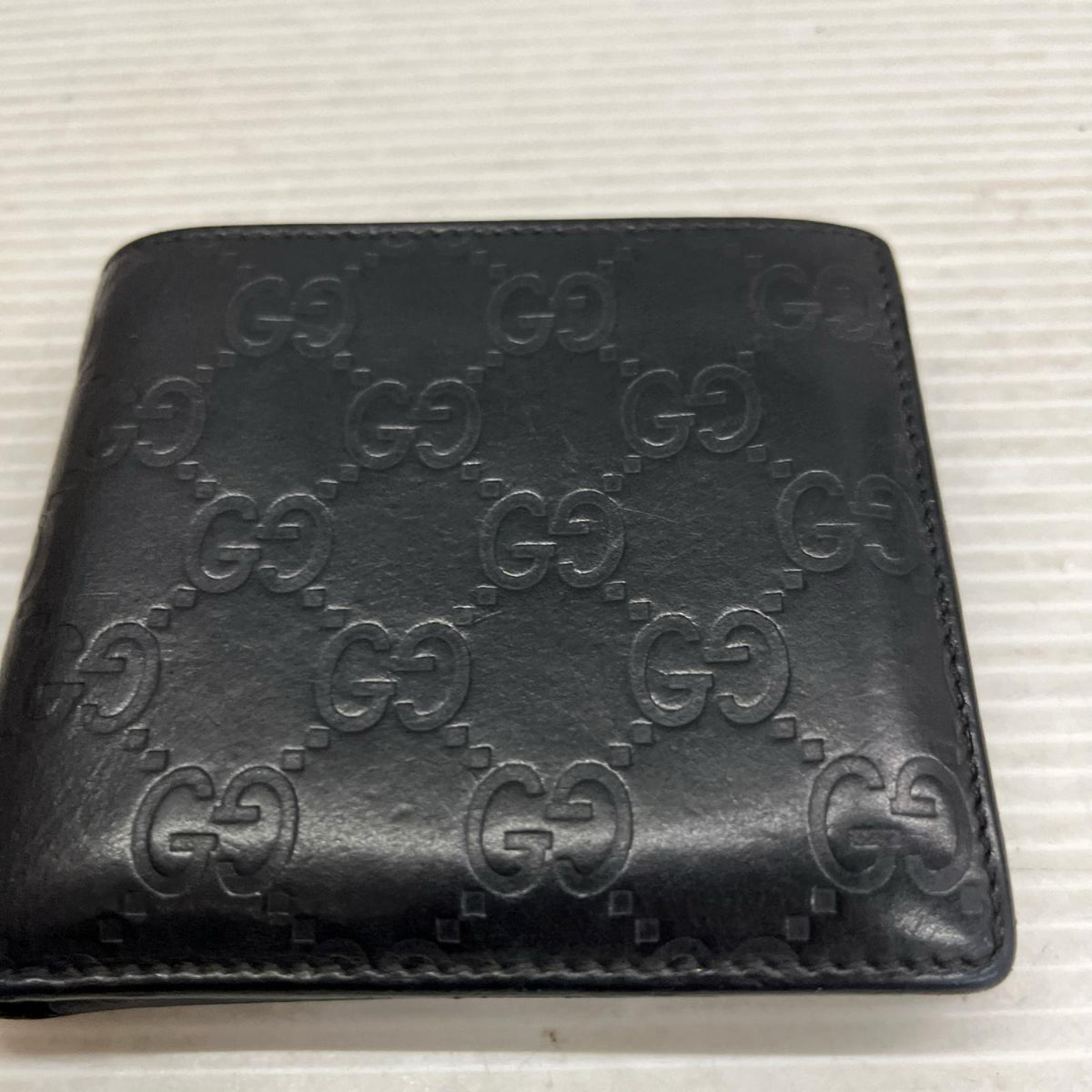 GUCCI/146223/シマ/コンパクトウォレット/黒