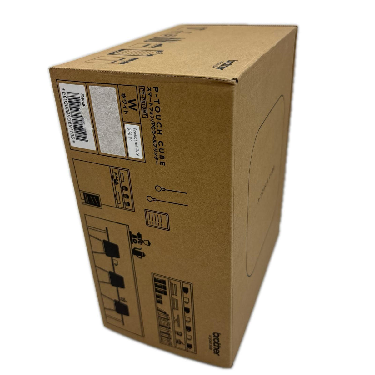 brother ピータッチ キューブ PT-P910BT PT-P910BT brother 小型家電