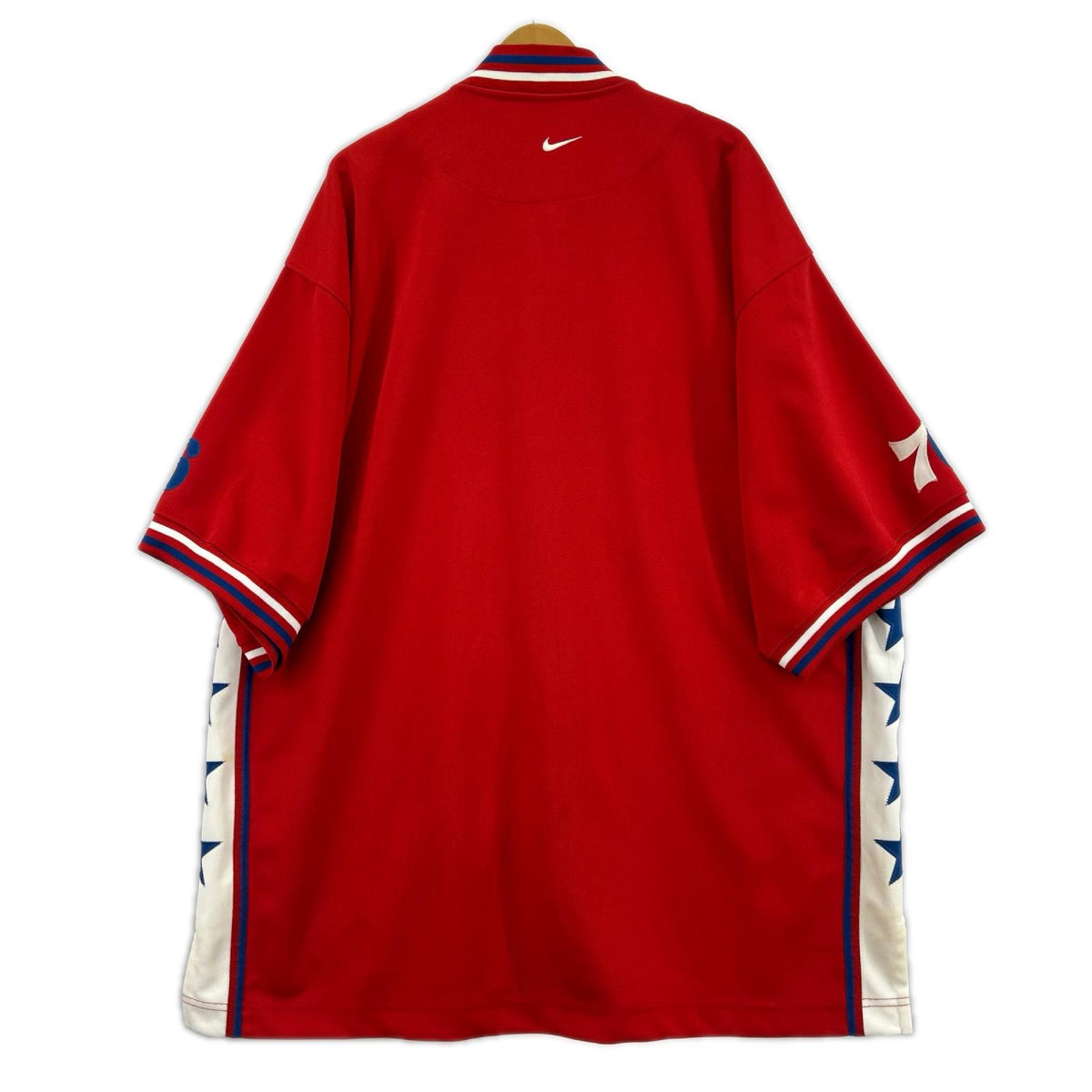 半袖シャツ SIXERS S/Sユニフォーム 赤 XL レッド